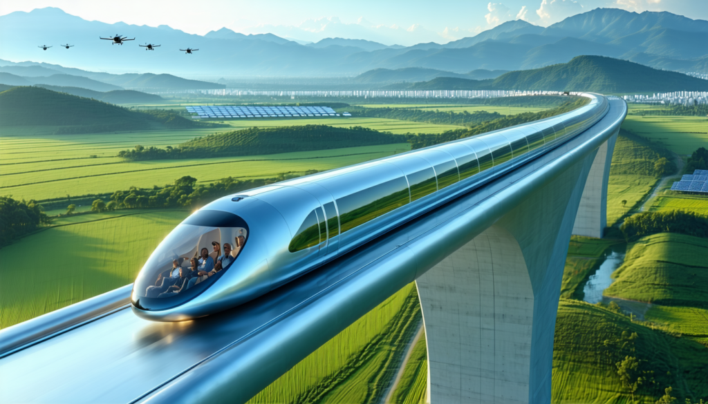 Hyperloop Projet Map Hyperloop : état des lieux du transport de demain