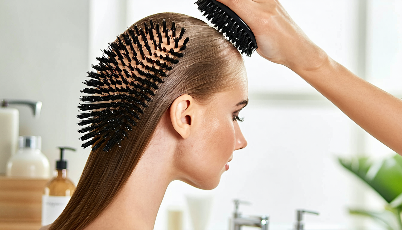 découvrez comment les brosses en poils naturels favorisent la santé de votre cuir chevelu. apprenez les bienfaits de leur utilisation, comme la stimulation de la circulation sanguine, l'élimination des impuretés et l'équilibre de la production de sébum. optez pour une routine capillaire saine et naturelle !