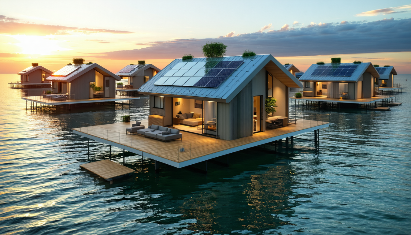 découvrez comment les maisons flottantes pourraient représenter une solution innovante face à la montée des eaux due au changement climatique. cet article explore les avantages, les défis et l'avenir de ces habitations uniques.