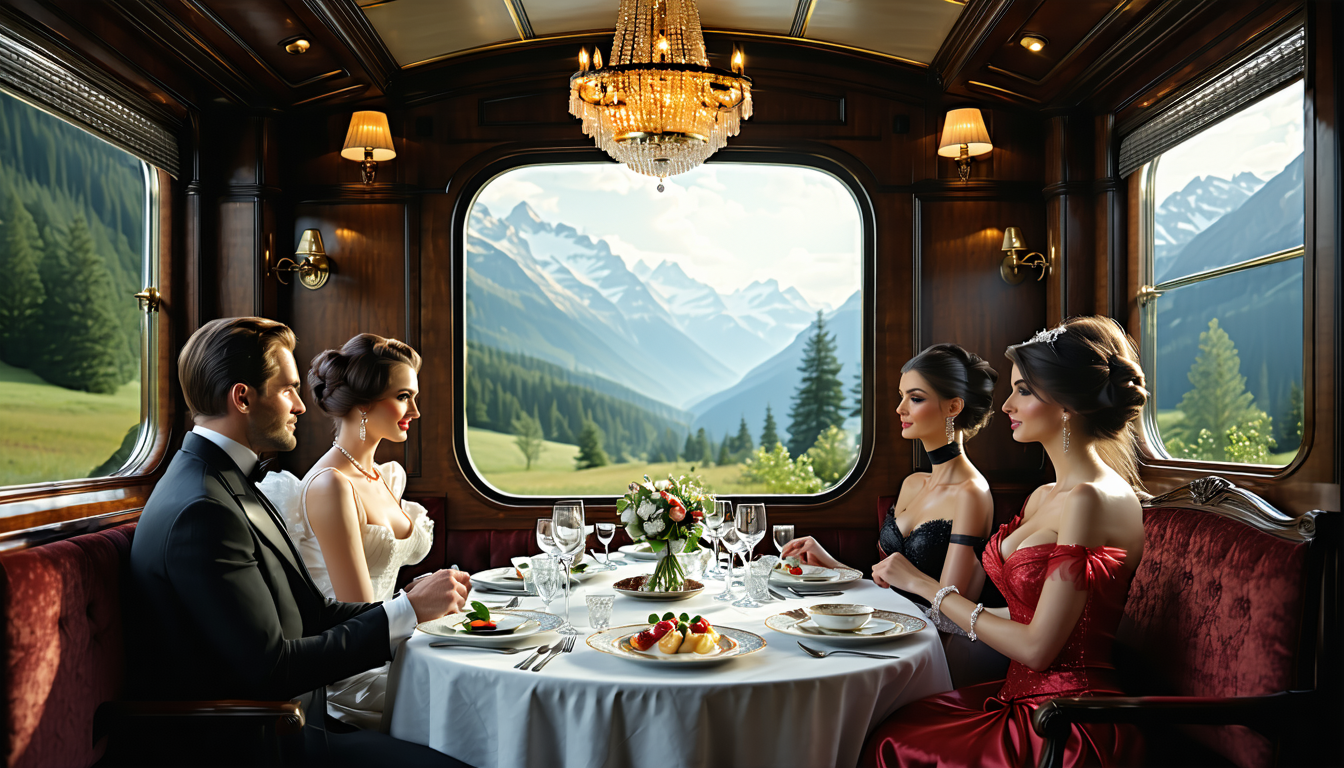 découvrez l'élégance intemporelle des voyages en train de luxe, où chaque expédition se transforme en une romance inoubliable. imprégnez-vous de paysages à couper le souffle tout en savourant des services haut de gamme et une atmosphère raffinée. redécouvrez le voyage comme jamais auparavant et laissez-vous envoûter par l'art de voyager en train.